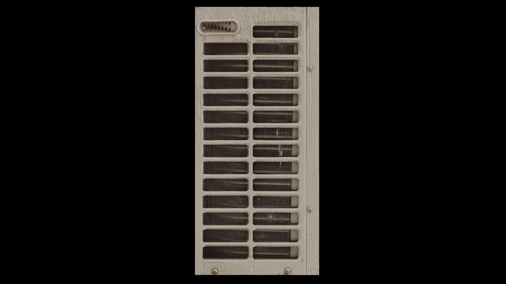 Low poly Air Conditioner Unit 2 Low-poly 3D model_6