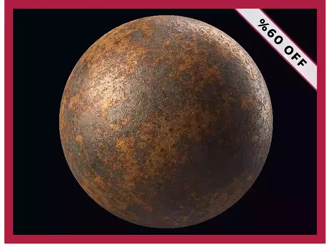 Metal Metallic Steel Rust Seamless PBR Texture