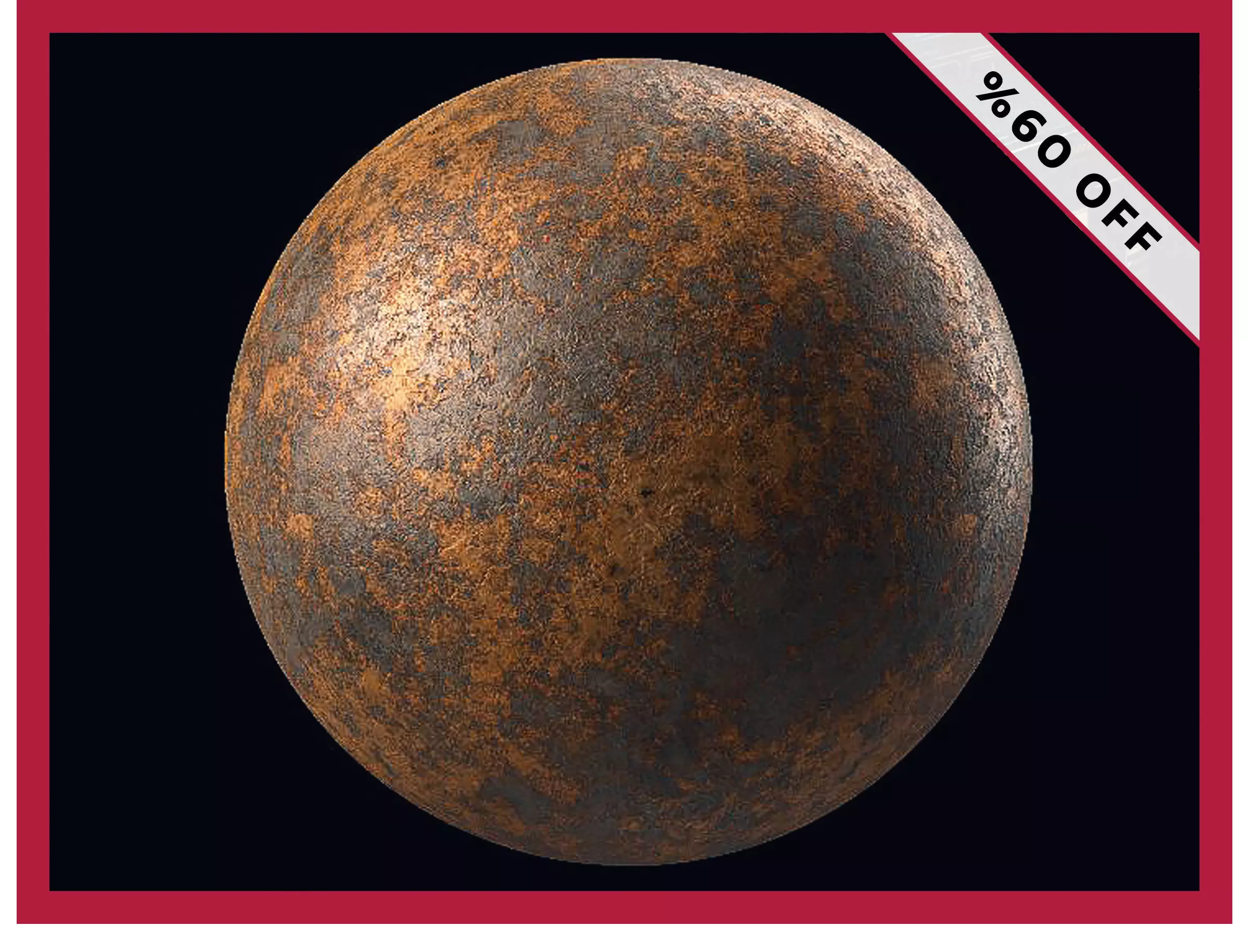 Metal Metallic Steel Rust Seamless PBR Texture Texture_0