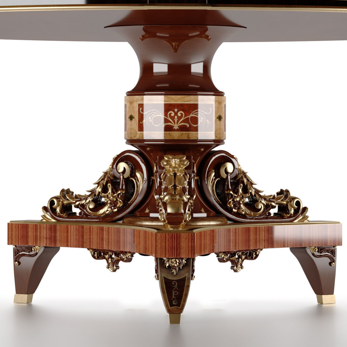  ROUND DINING TABLE TAVOLO TONDO 3D model_2