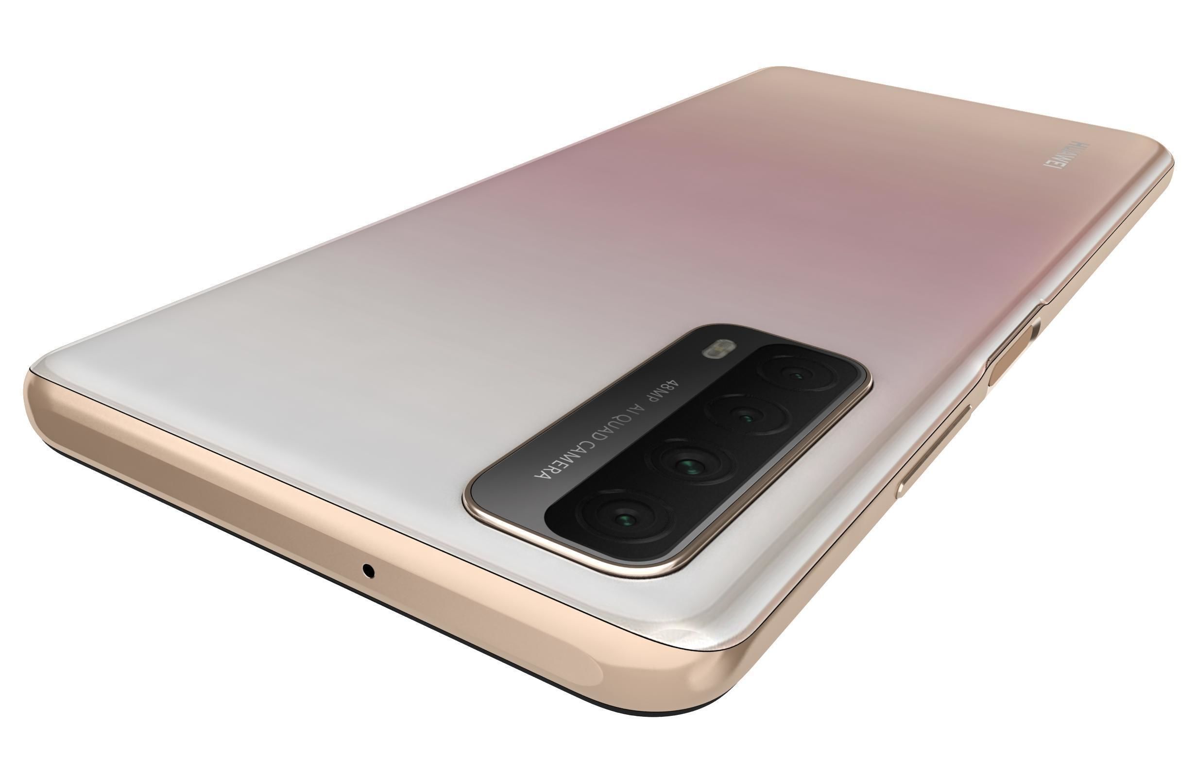 Huawei P Smart 2021 Blush Gold 3D model_11