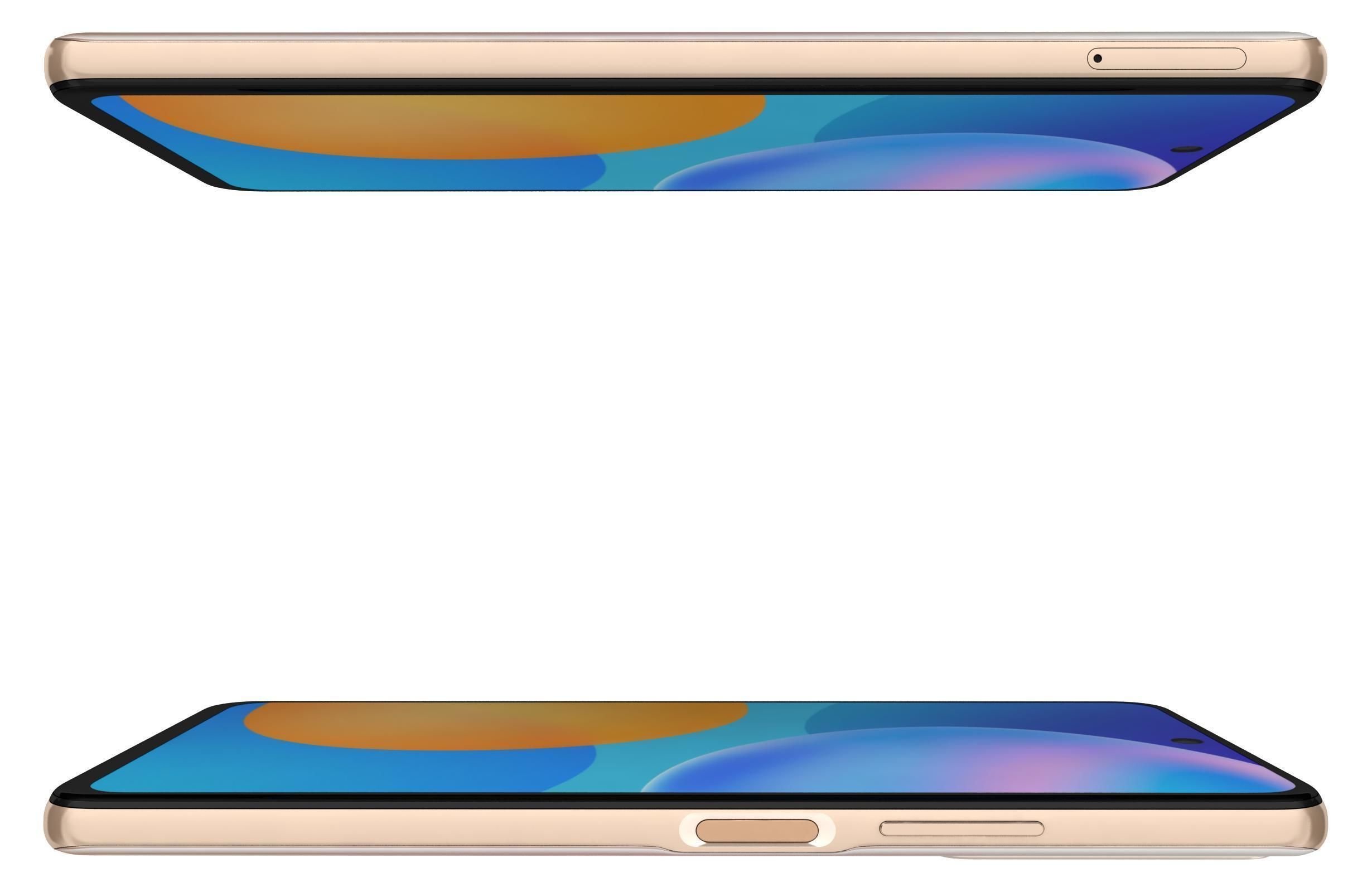 Huawei P Smart 2021 Blush Gold 3D model_15