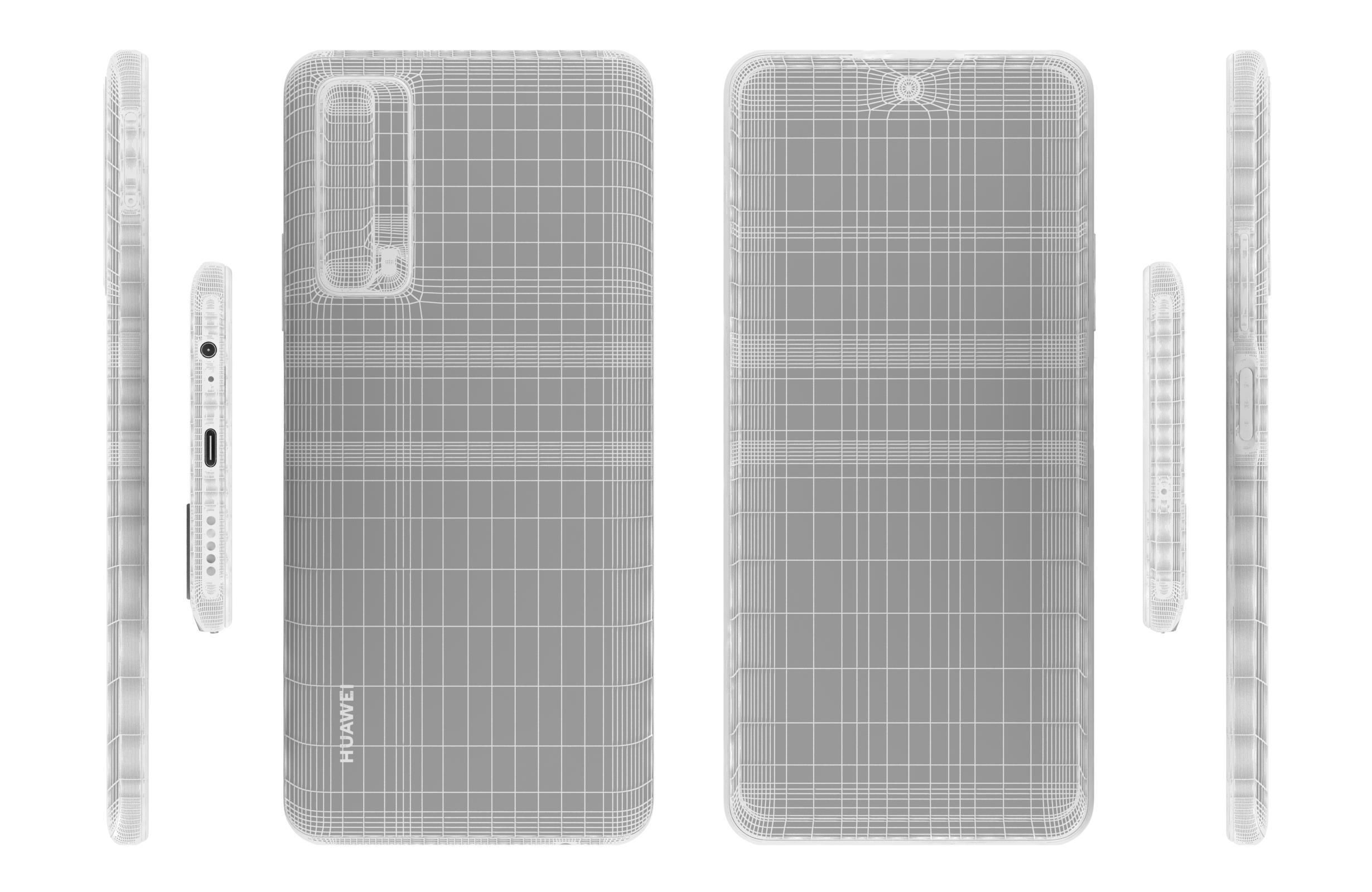 Huawei P Smart 2021 Blush Gold 3D model_17