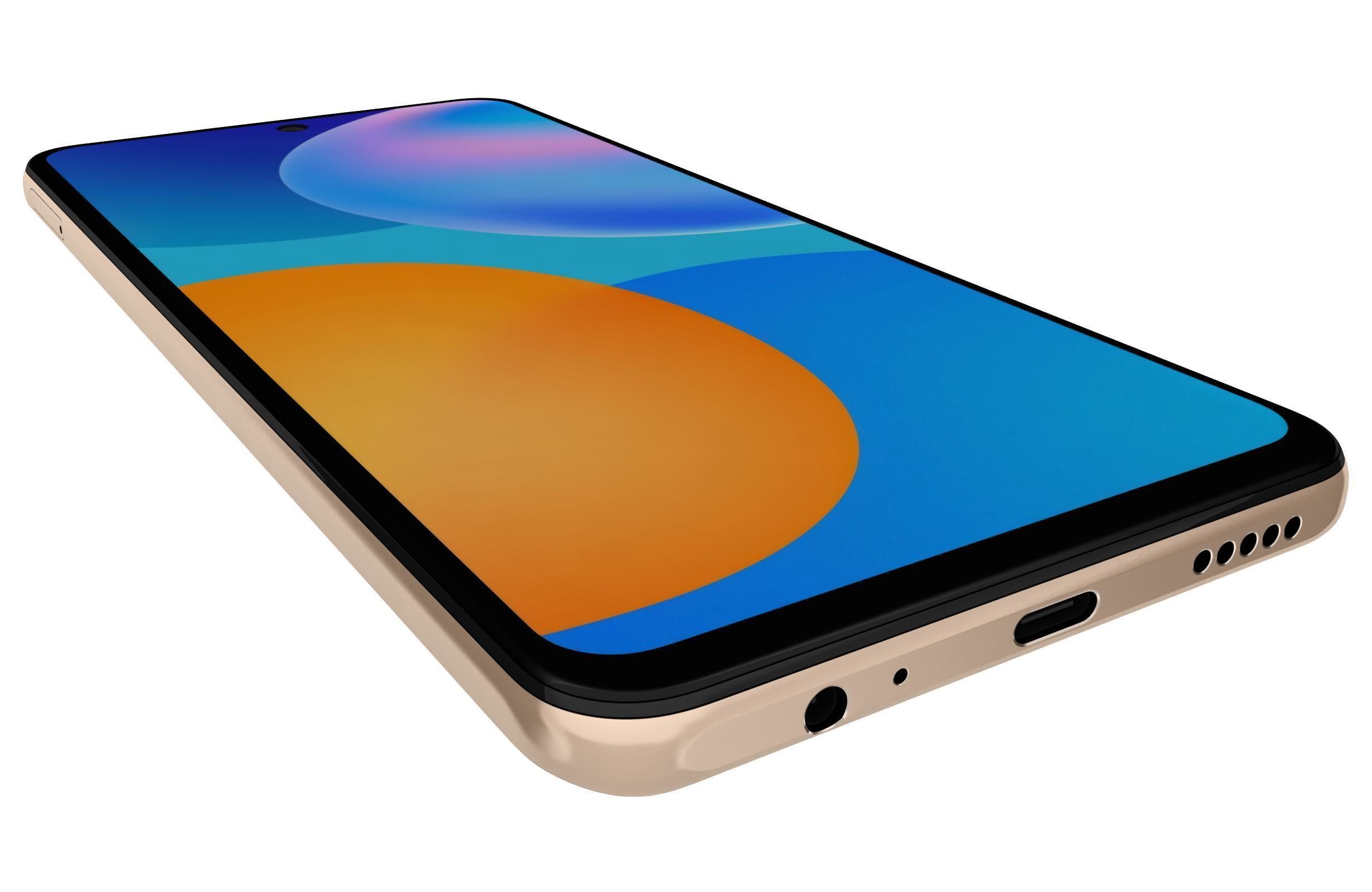 Huawei P Smart 2021 Blush Gold 3D model_13