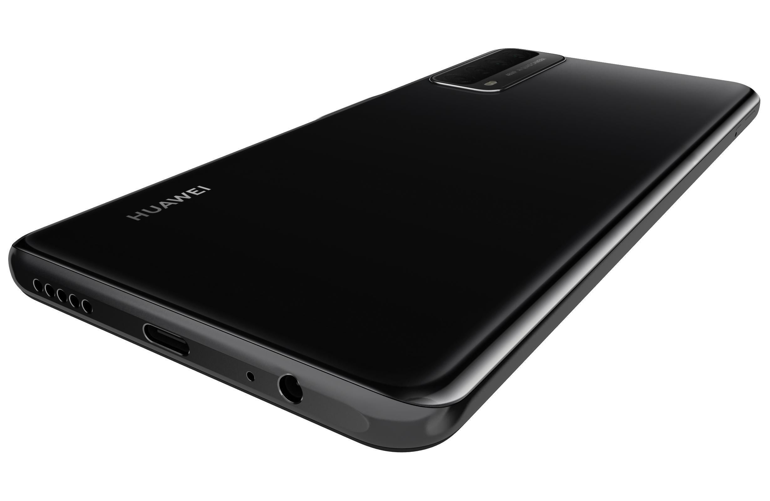 Huawei P Smart 2021 Midnight Black 3D model_14