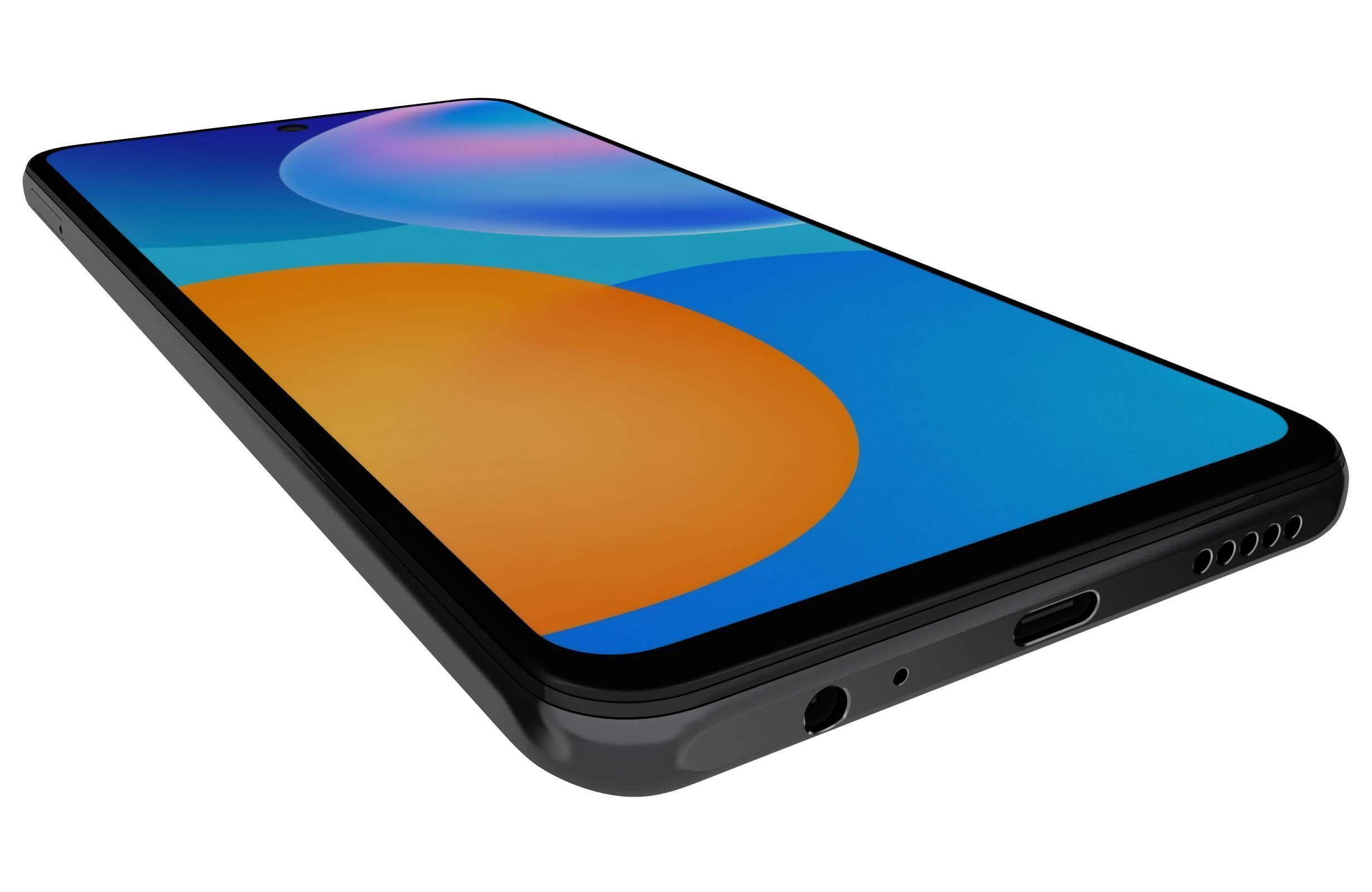 Huawei P Smart 2021 Midnight Black 3D model_12