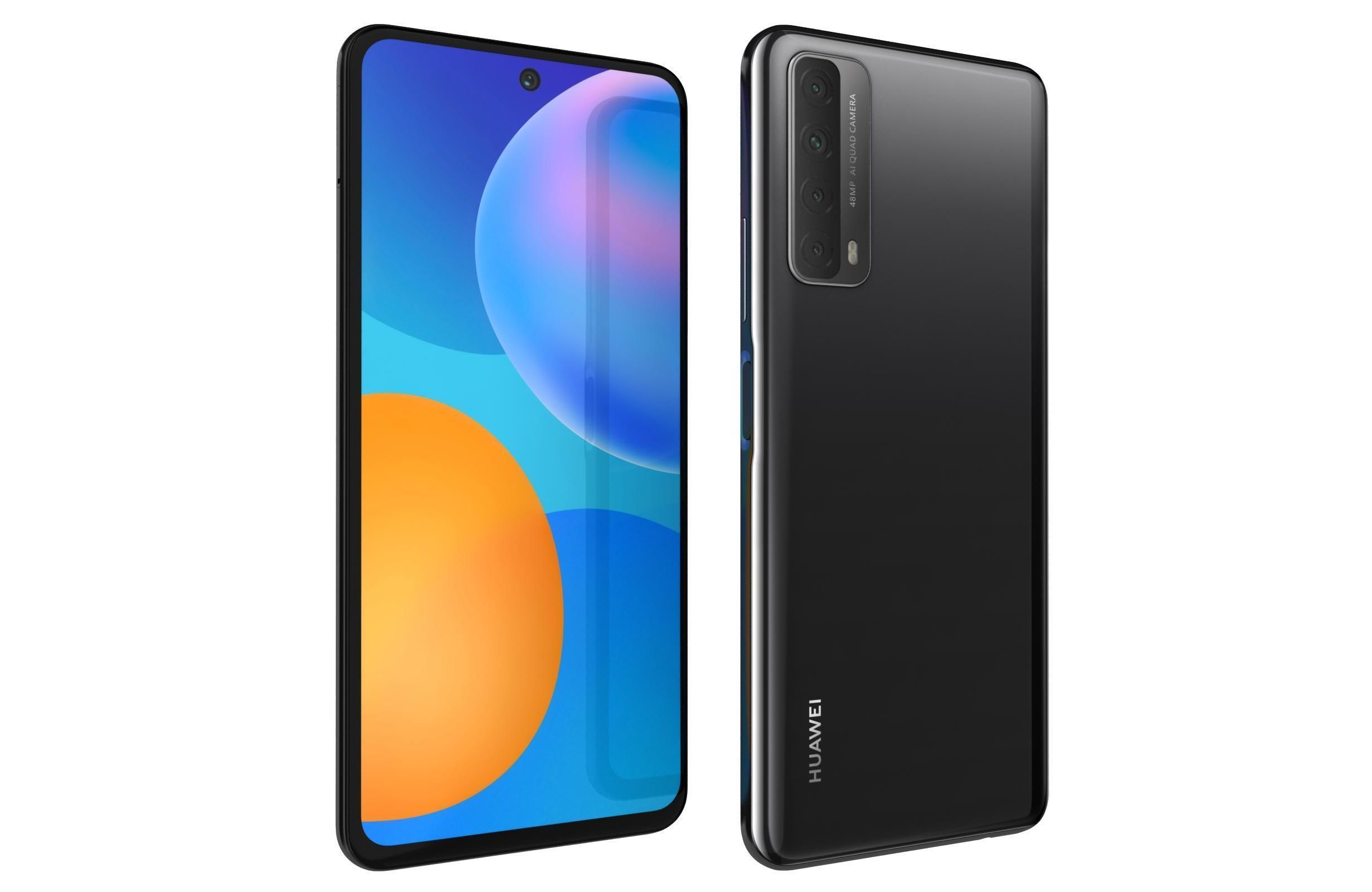 Huawei P Smart 2021 Midnight Black 3D model_6