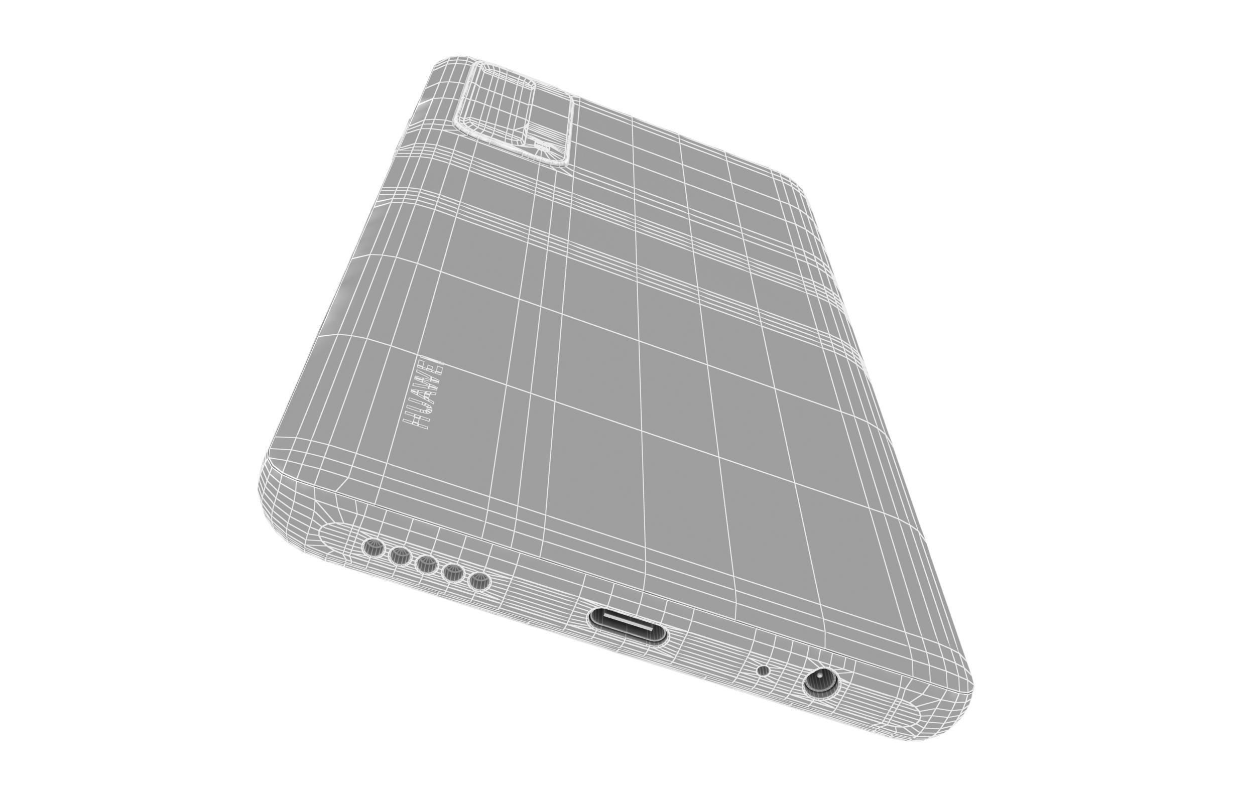 Huawei P Smart 2021 Midnight Black 3D model_23