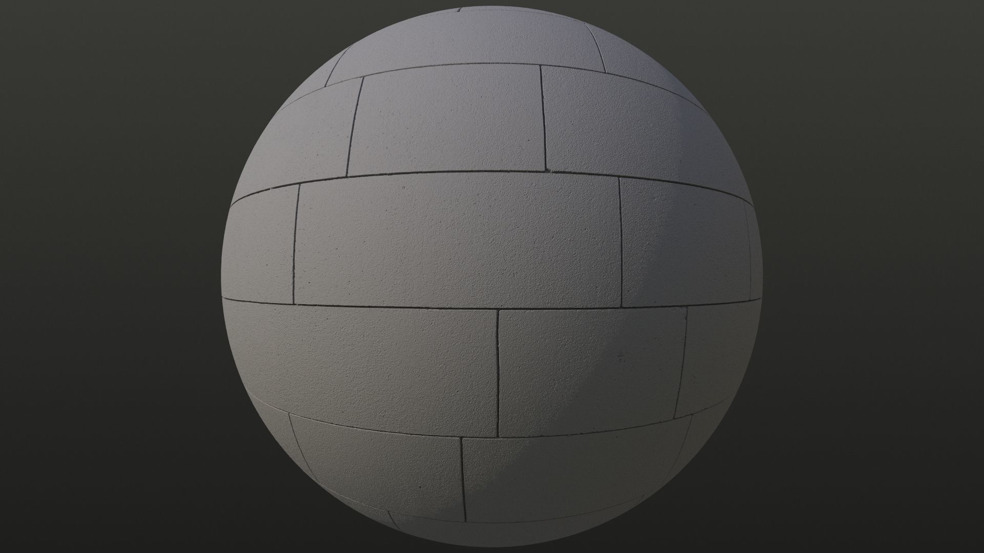 Concrete pavement seamless tile texture 3D model_2