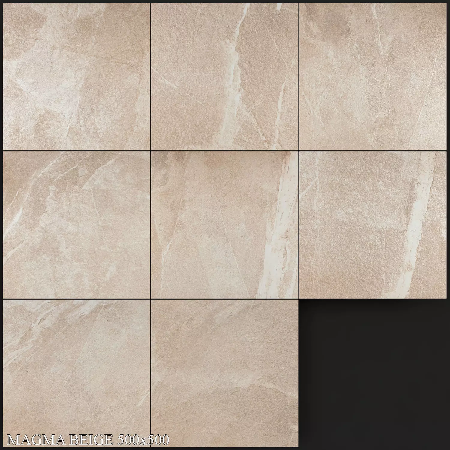 Yurtbay Seramik Magma Beige 500x500 3D model_0