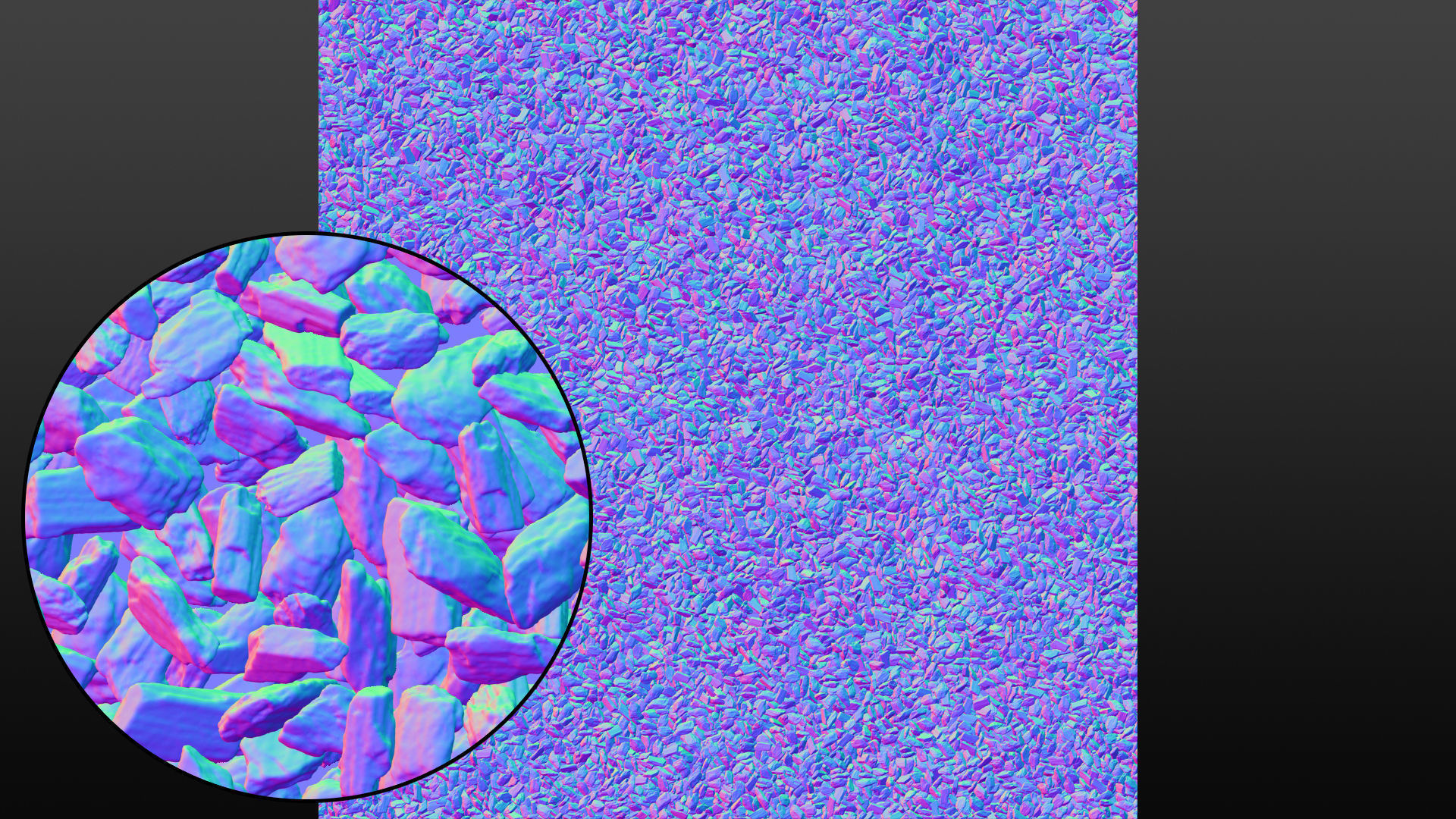 Gneis gravel large area texture Texture_8