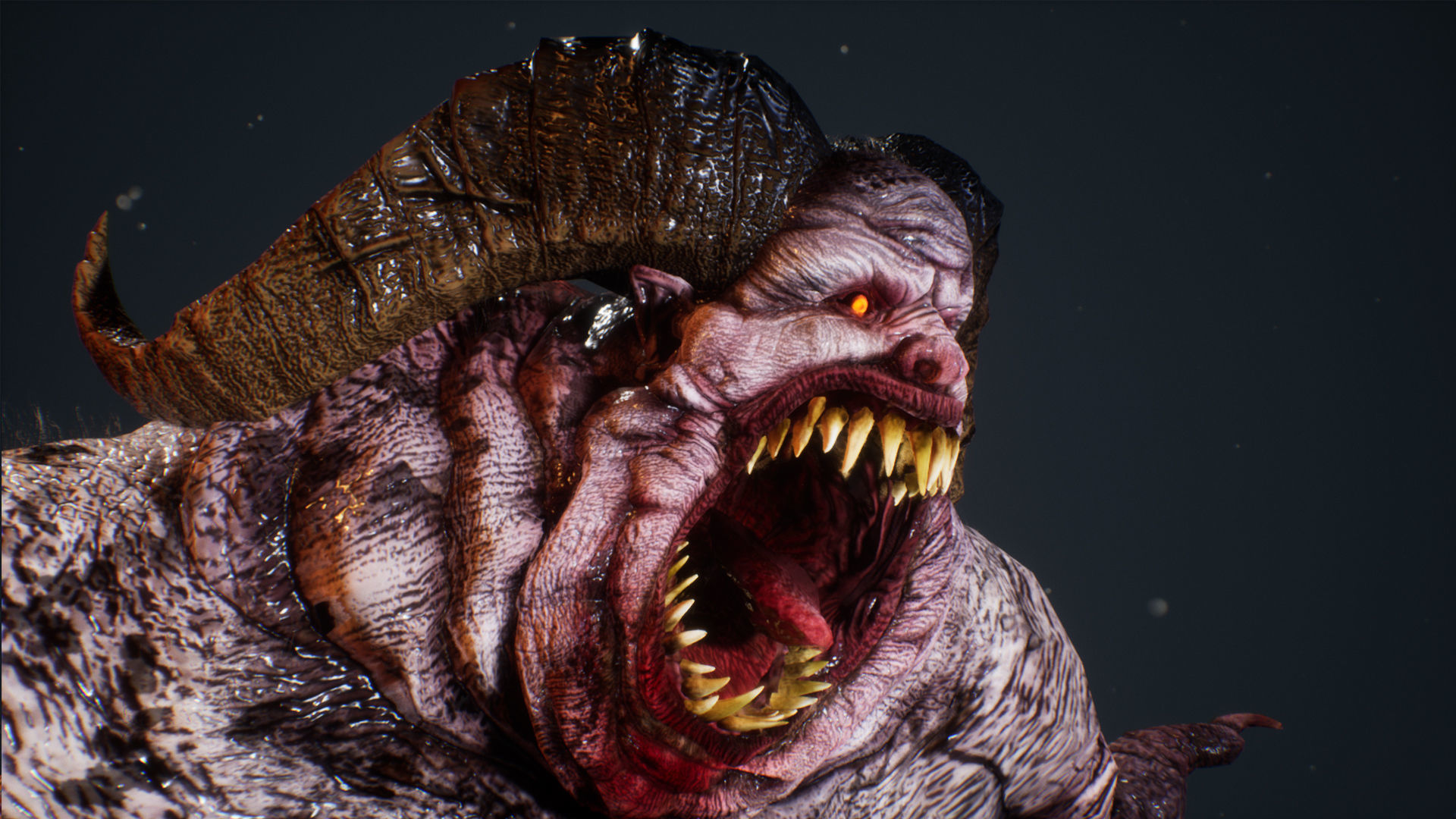 Demon 3 fat creature Low-poly 3D model_8