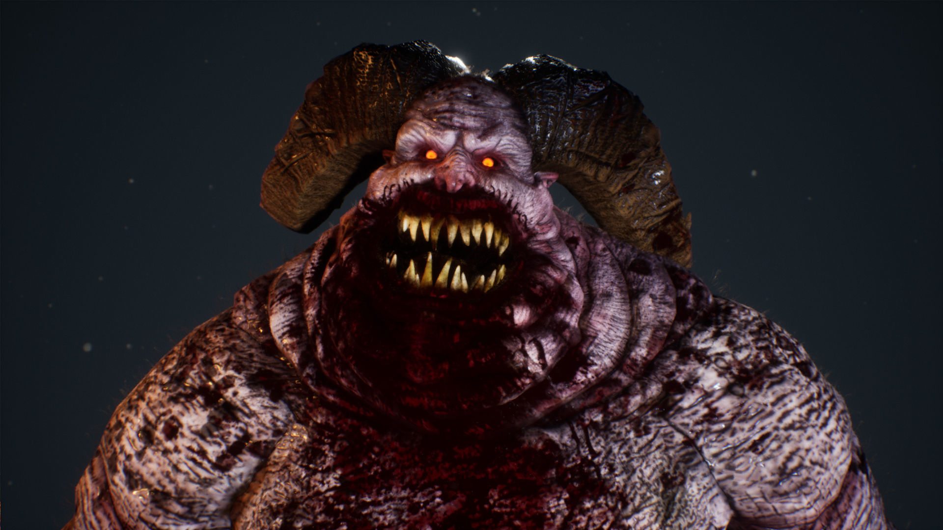 Demon 3 fat creature Low-poly 3D model_13