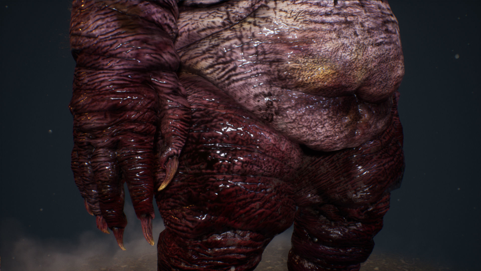 Demon 3 fat creature Low-poly 3D model_11