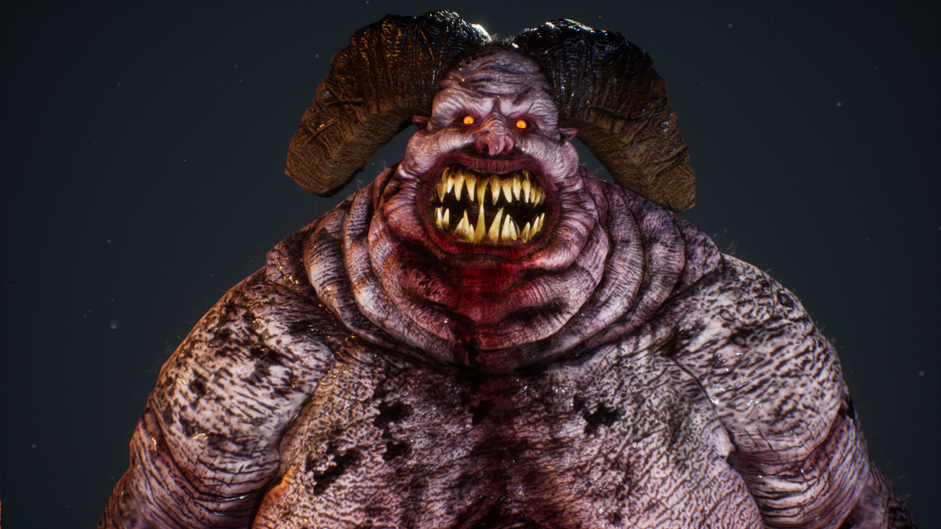 Demon 3 fat creature Low-poly 3D model_23