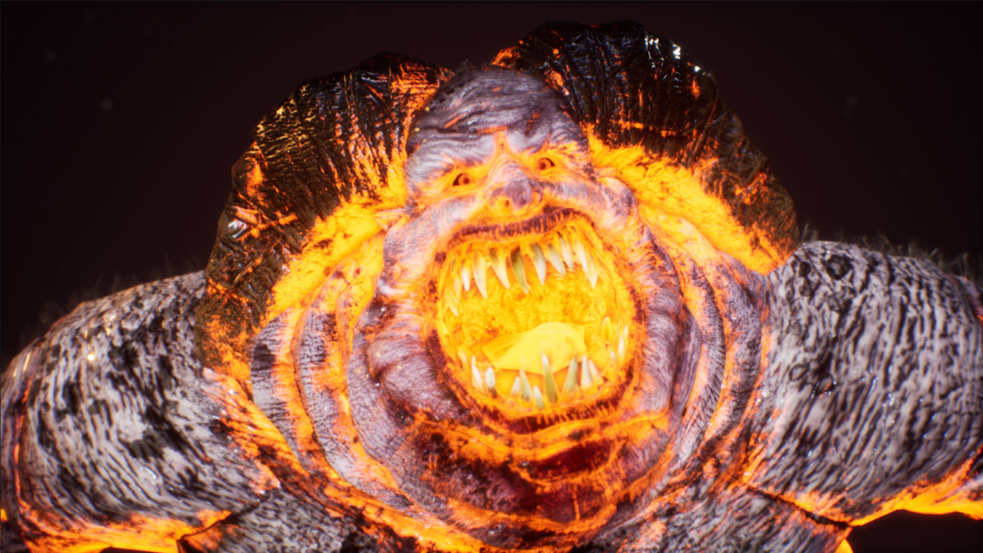 Demon 3 fat creature Low-poly 3D model_26