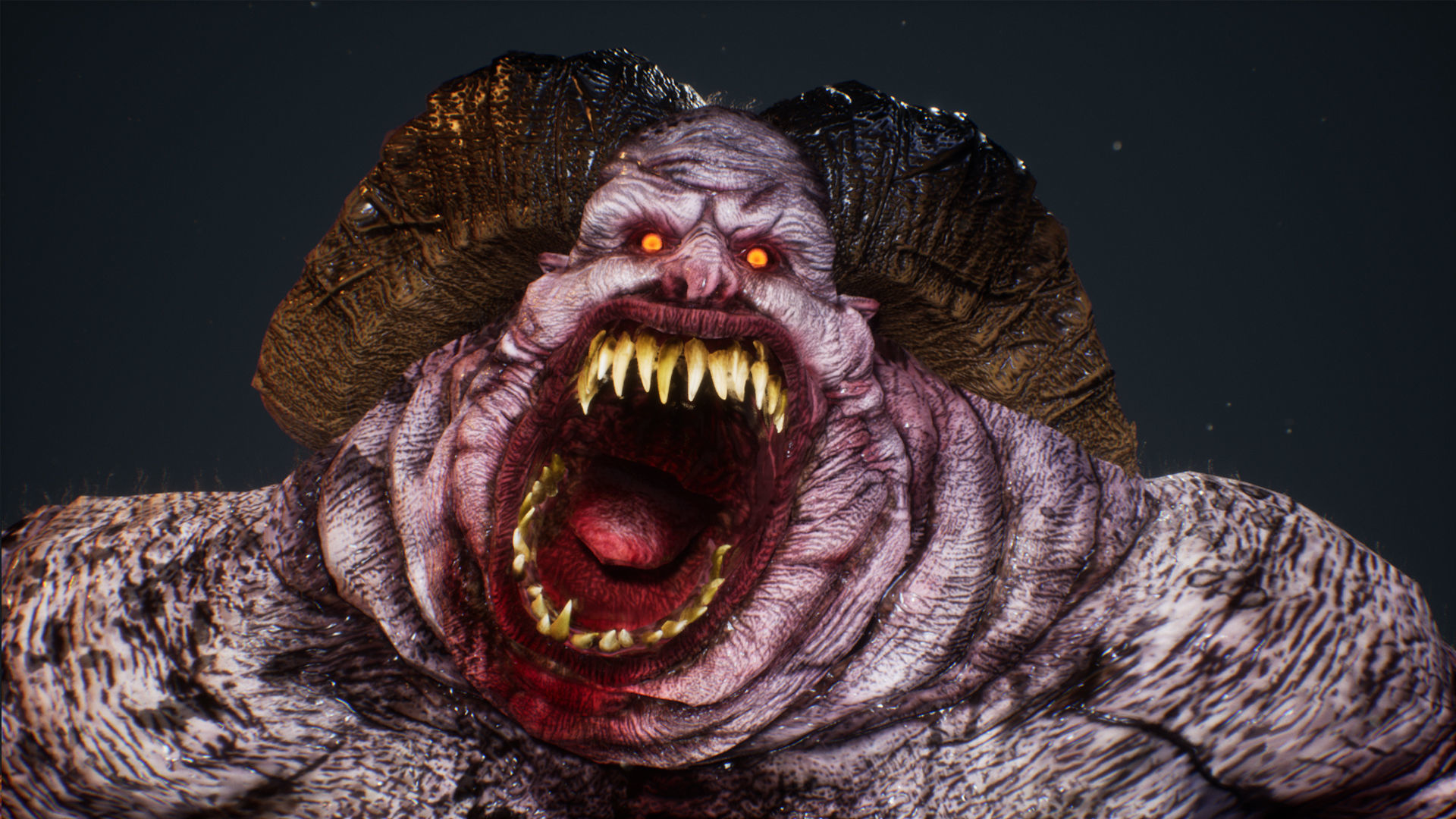 Demon 3 fat creature Low-poly 3D model_7