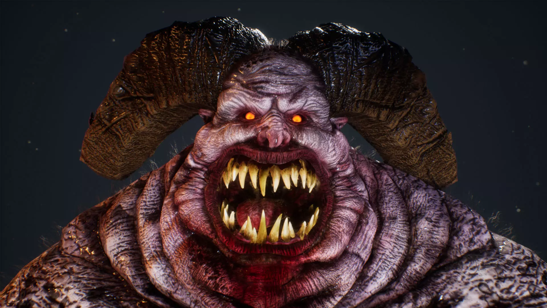 Demon 3 fat creature Low-poly 3D model_0