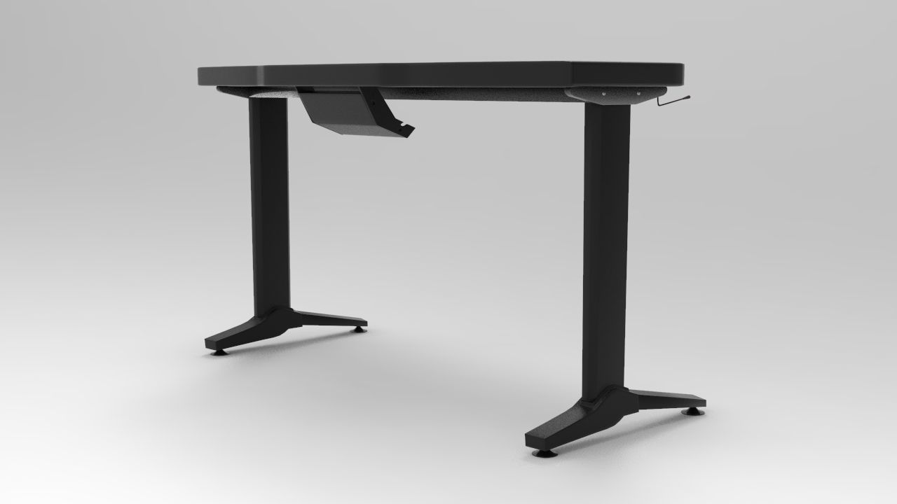 Gamer Table Low-poly 3D model_3