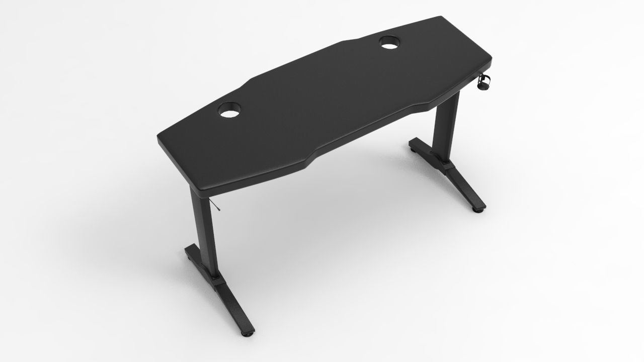 Gamer Table Low-poly 3D model_4