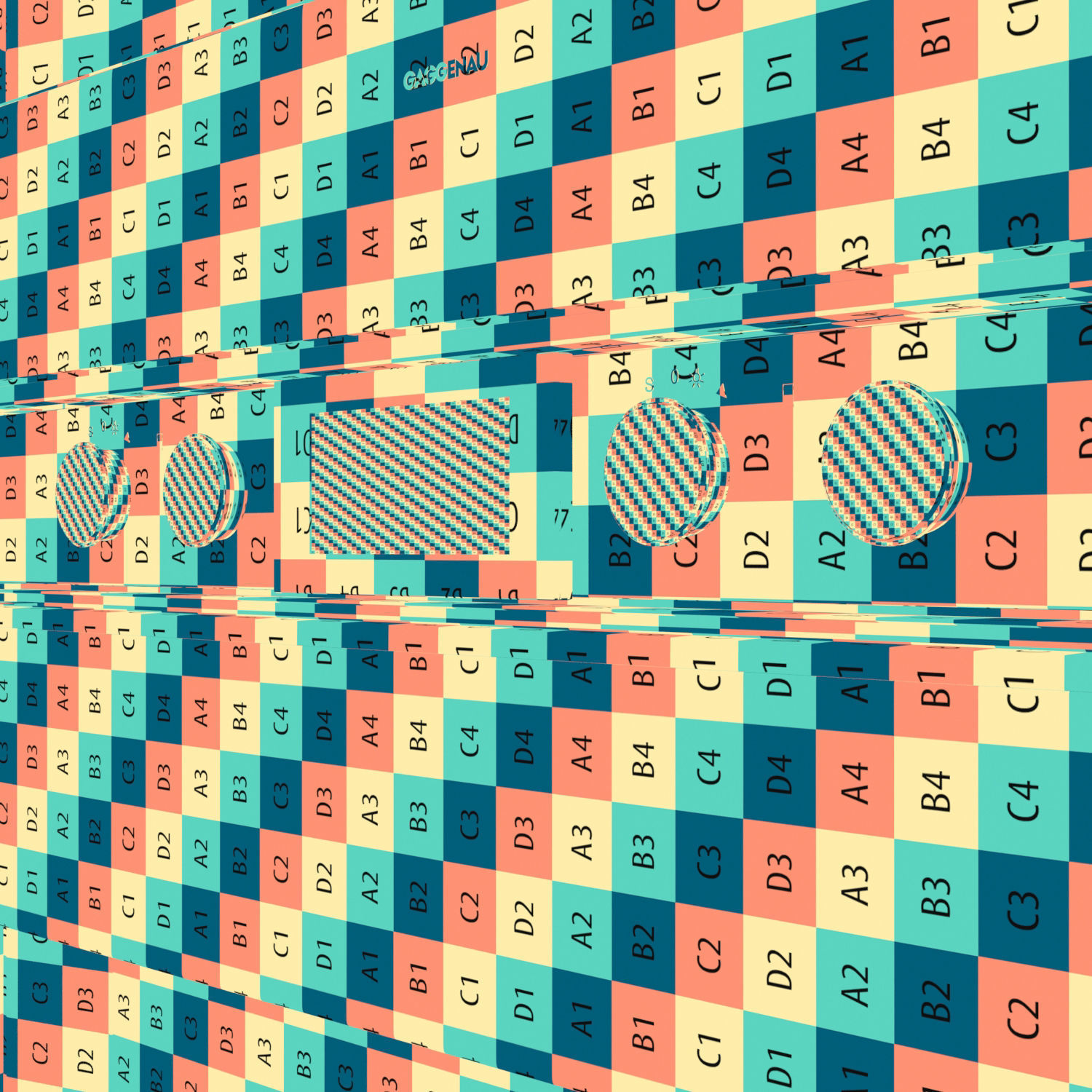 Gaggenau BX480111 double oven from 400 series 3D model_10