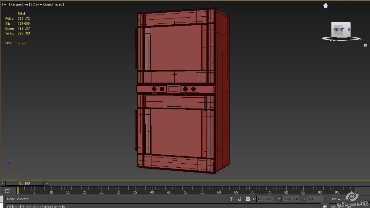 Gaggenau BX480111 double oven from 400 series 3D model_19