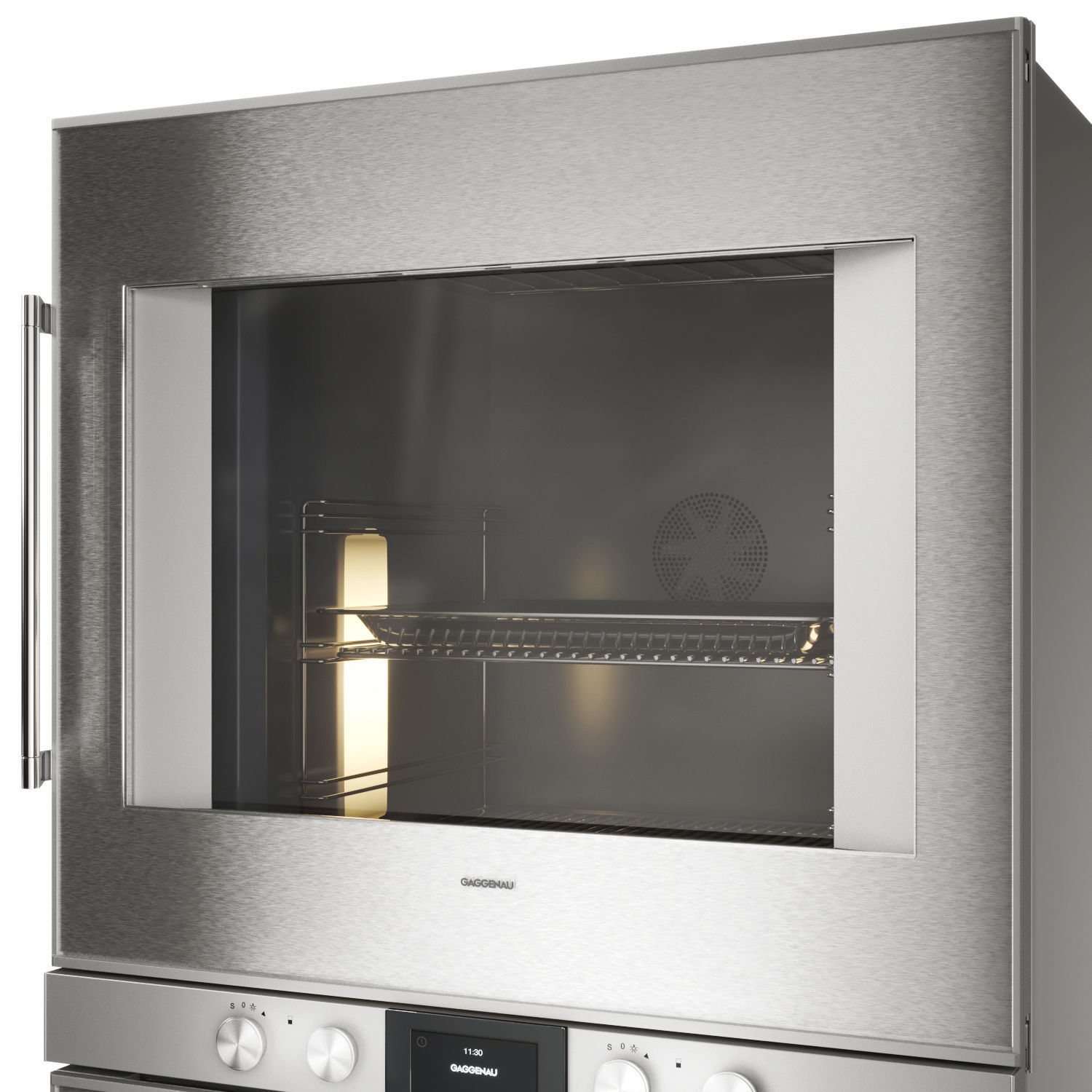 Gaggenau BX480111 double oven from 400 series 3D model_3