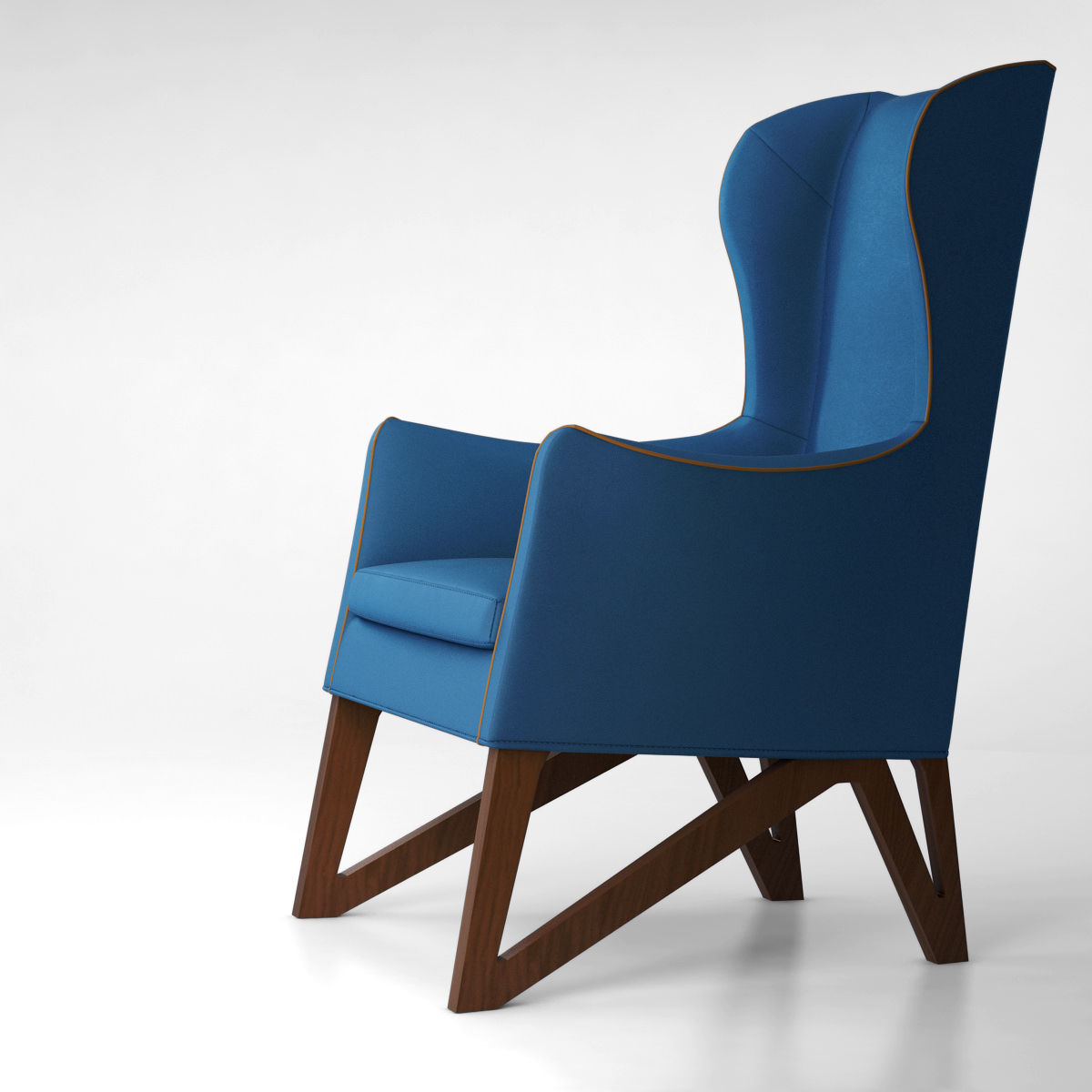 Giorgetti Mobius armchair 2 3D model_1