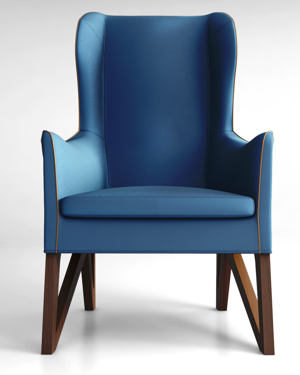 Giorgetti Mobius armchair 2 3D model_3