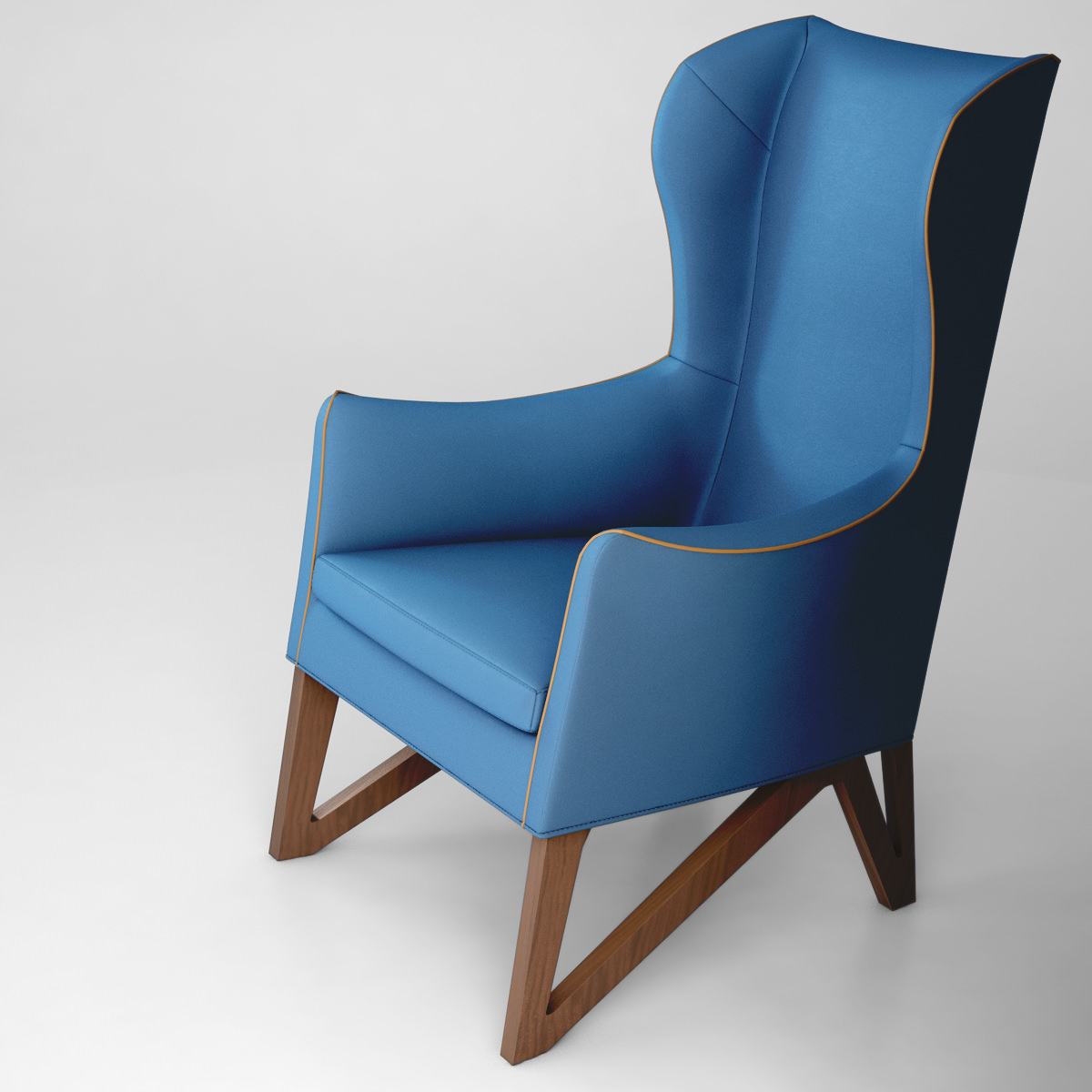 Giorgetti Mobius armchair 2 3D model_4