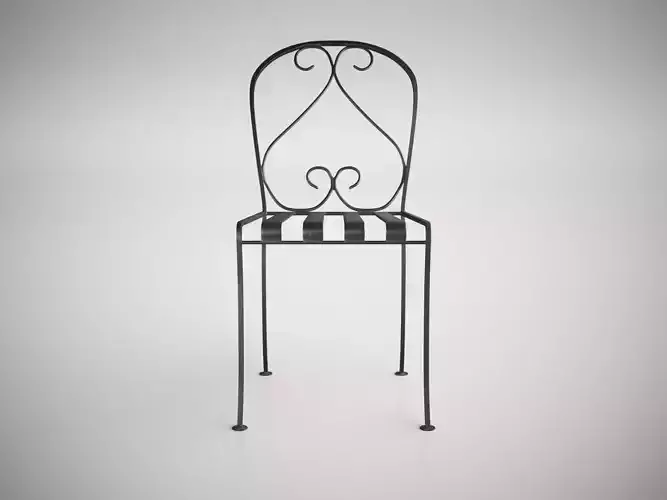 Vintage Wrought Iron Chair