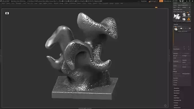 Modern Abstract Decorative sculpture 3d print model