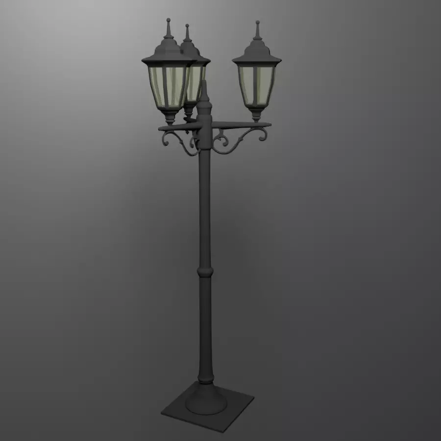 street lamp Free 3D model_0