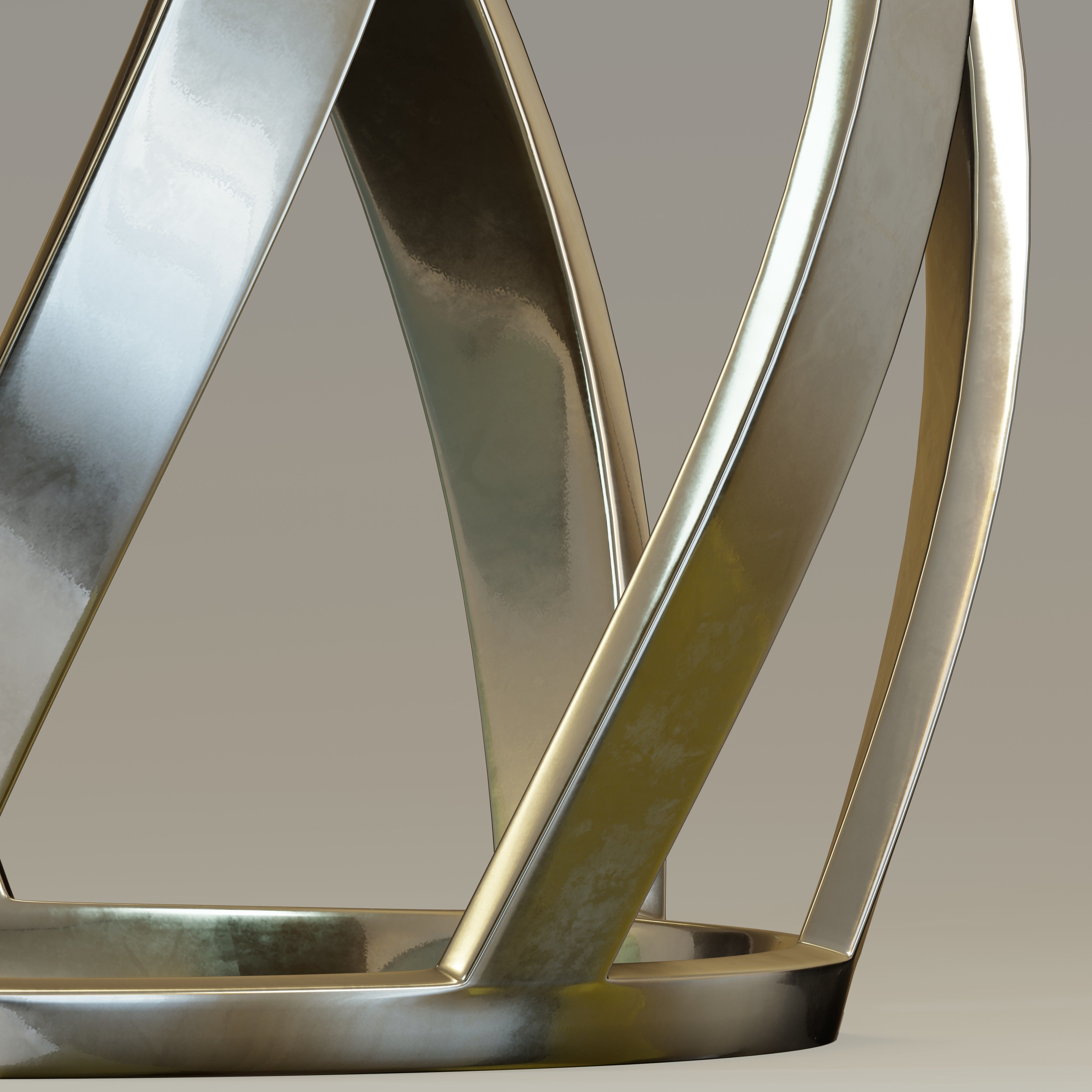  Twisted barrel table  3D model_3