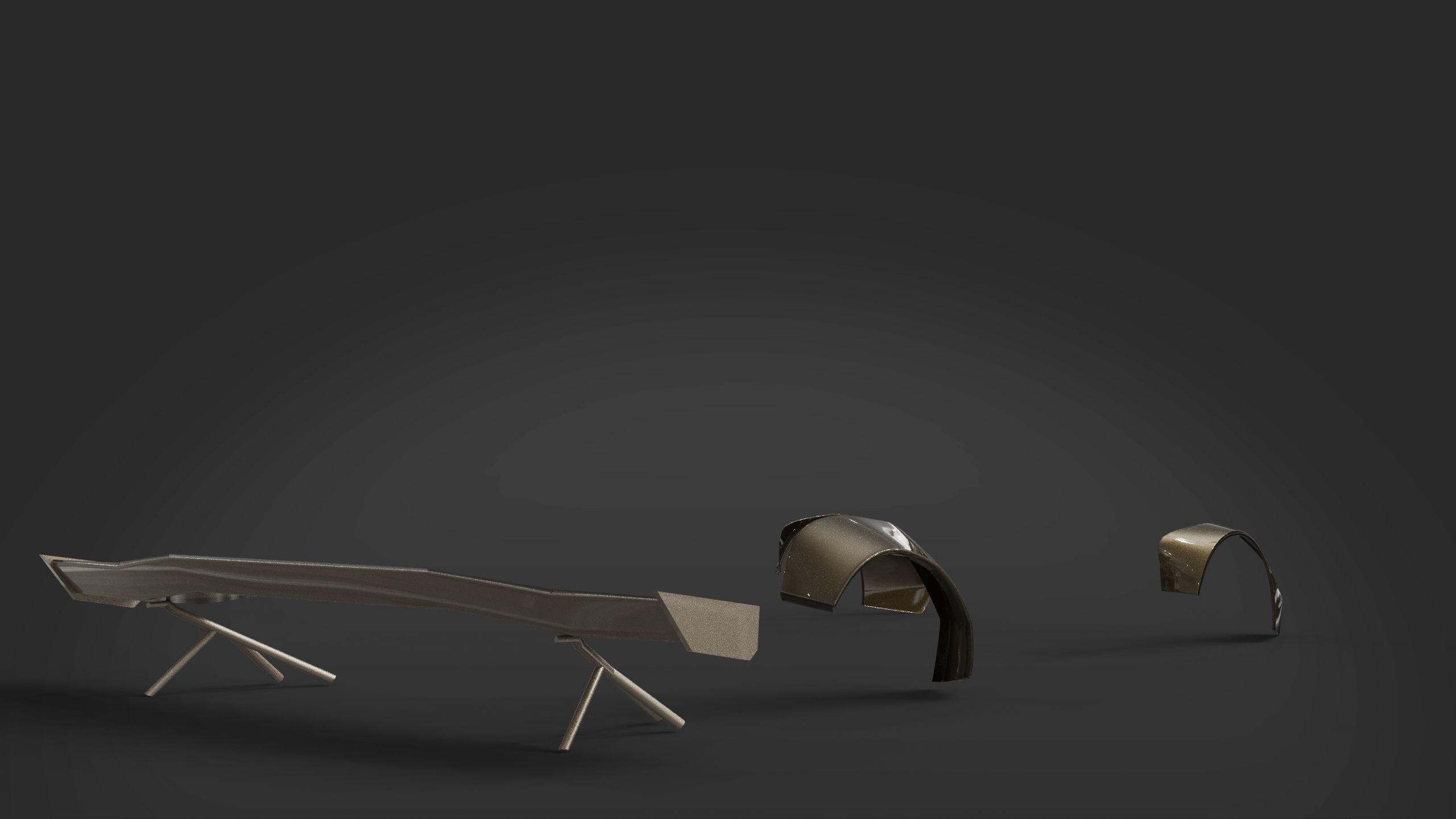 spoiler tuning auto garage 3D model_8