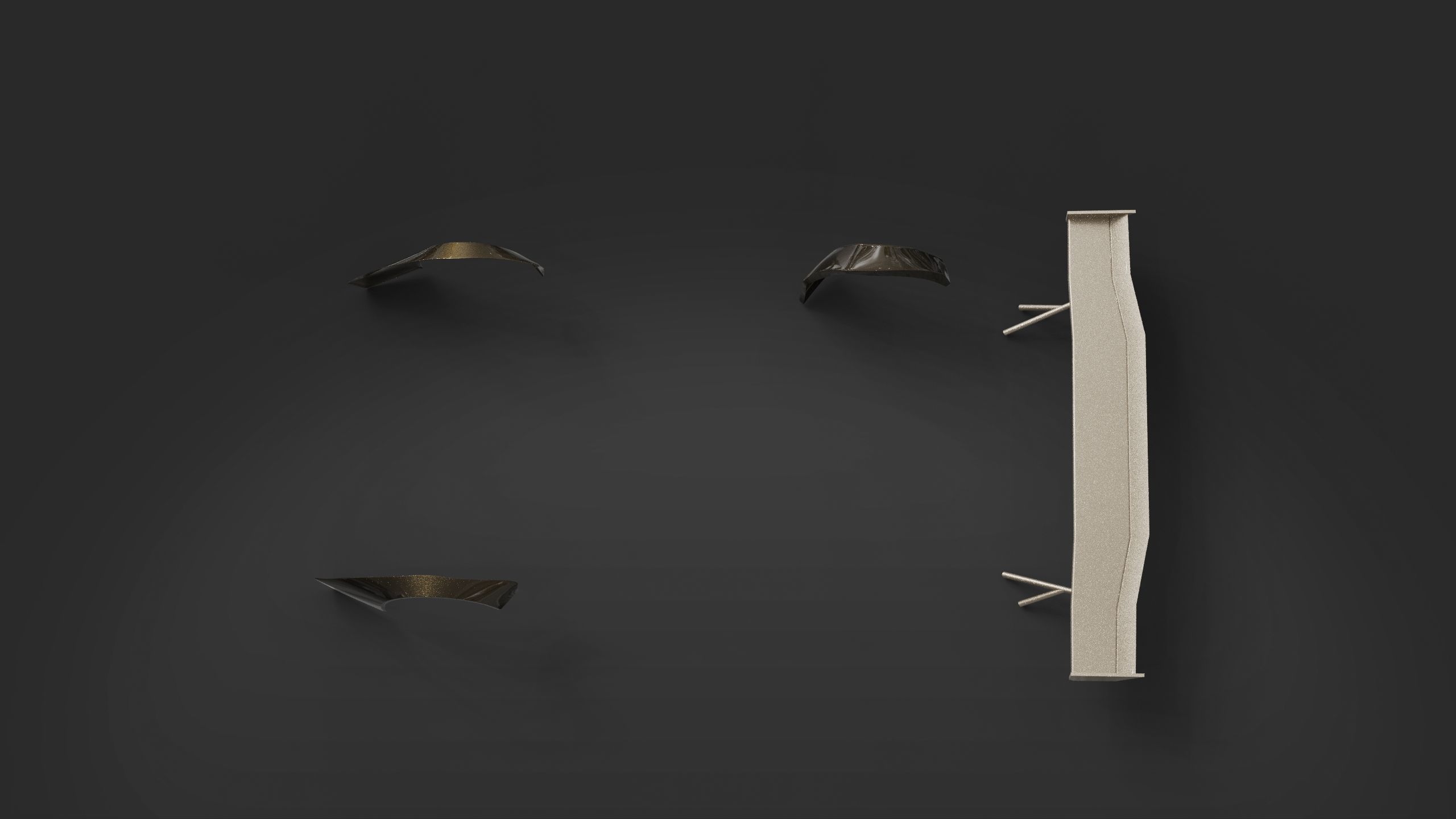 spoiler tuning auto garage 3D model_7