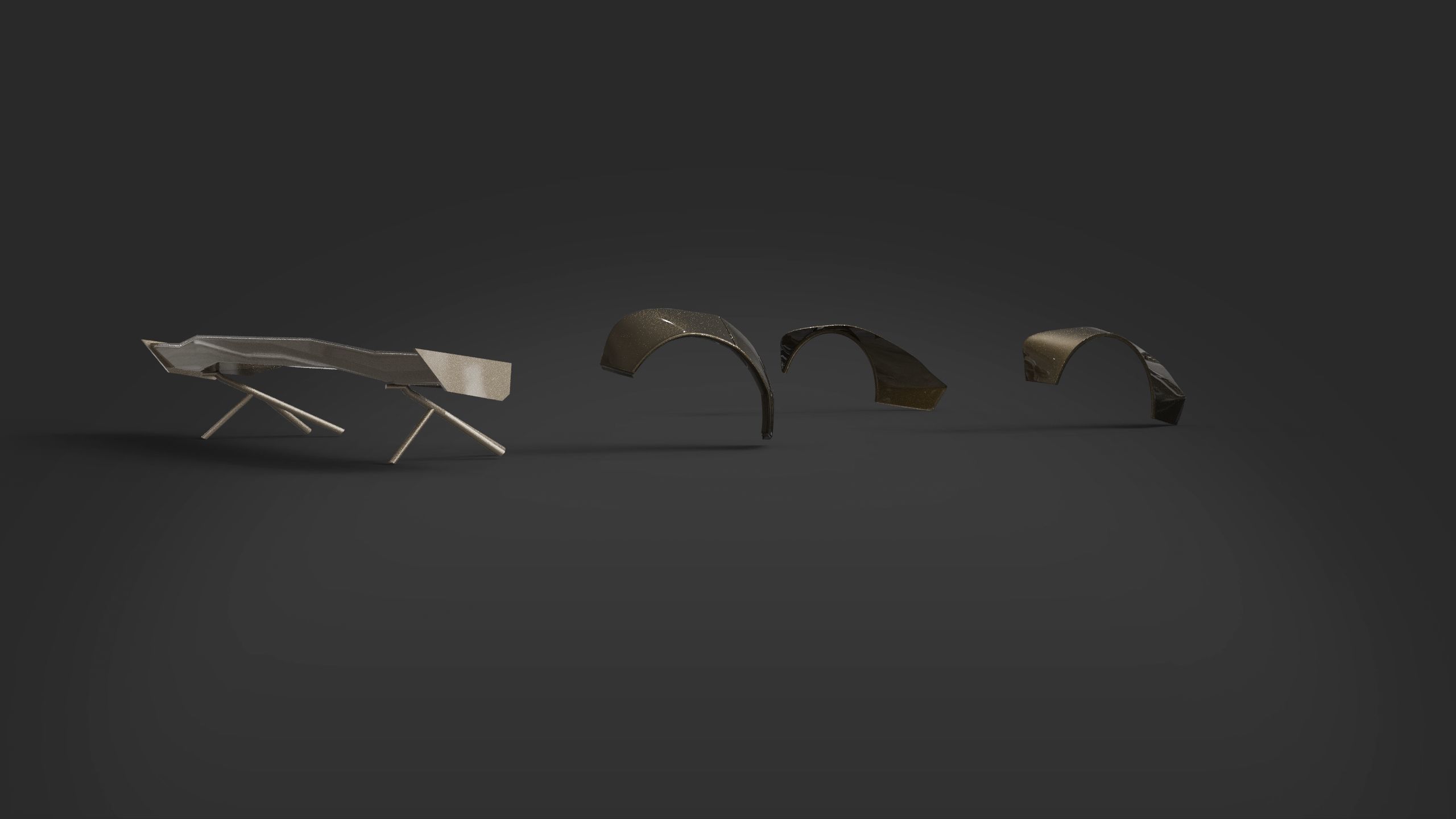 spoiler tuning auto garage 3D model_5