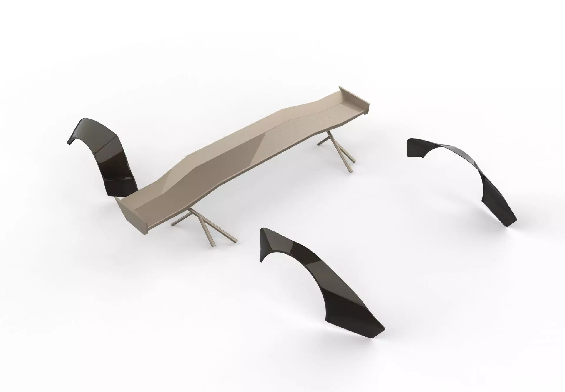 spoiler tuning auto garage 3D model_0