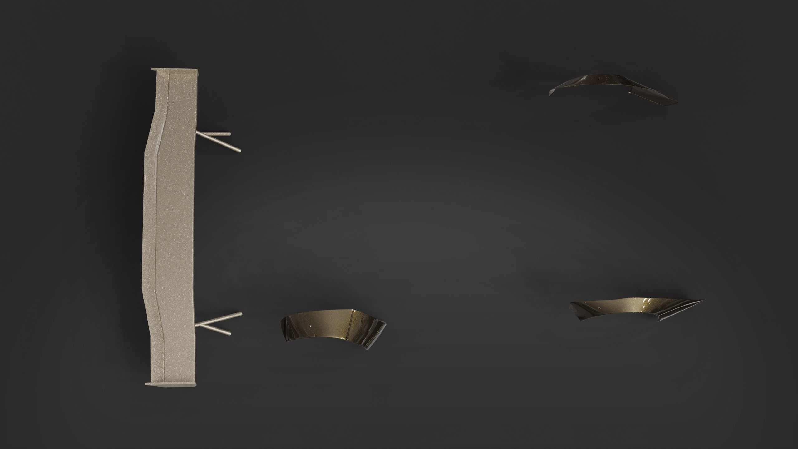 spoiler tuning auto garage 3D model_9