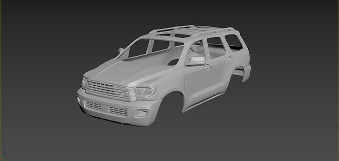 Toyota Sequoia 2 gen 3D print model