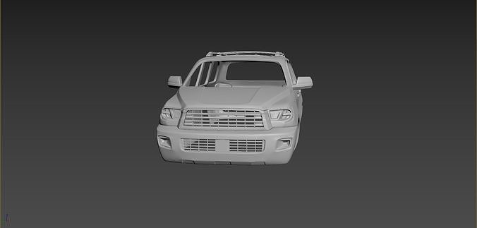 Toyota Sequoia 2 gen 3D print model 2