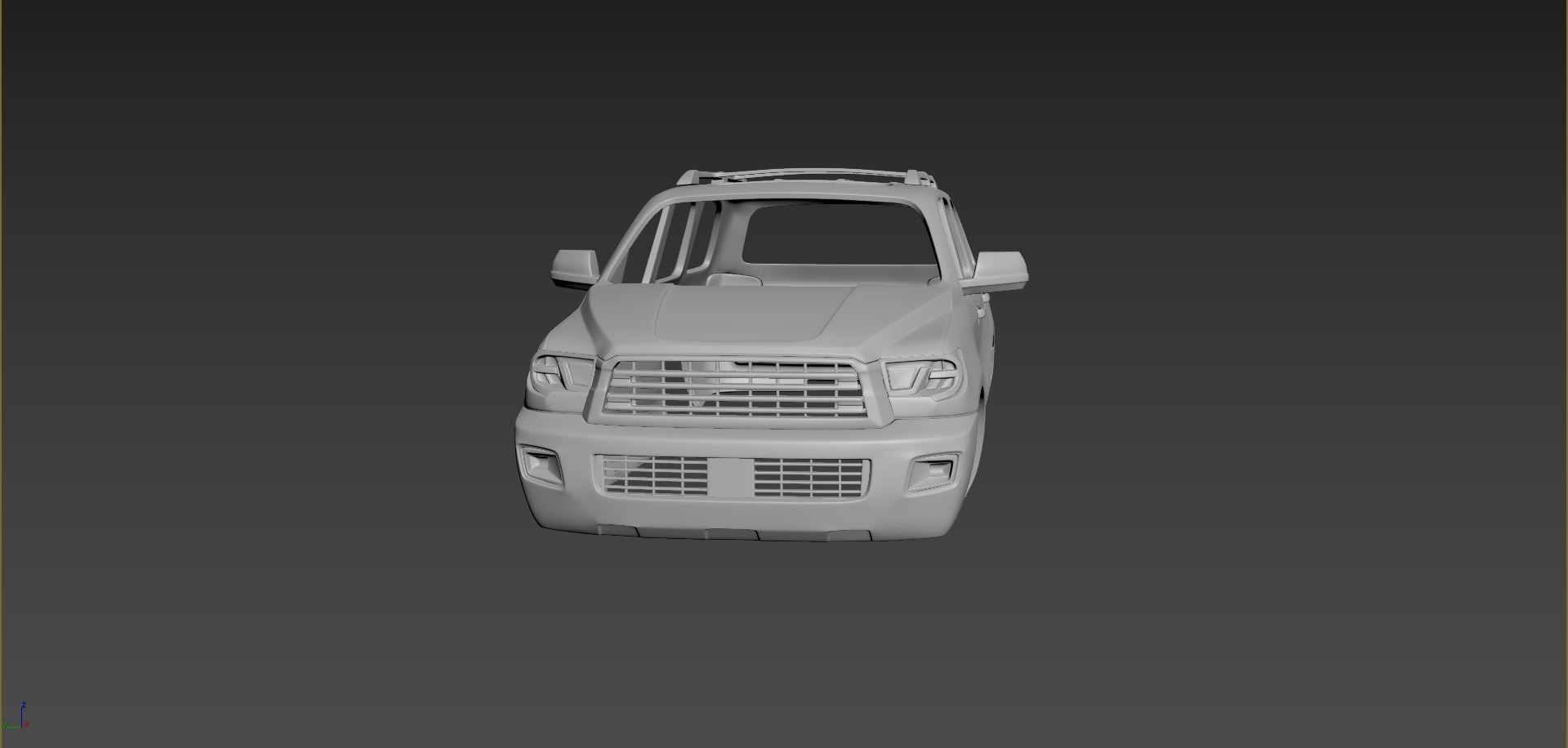 Toyota Sequoia 2 gen 3D print model_1