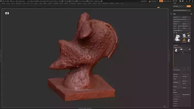 Modern Abstract Decorative sculpture 3d print model