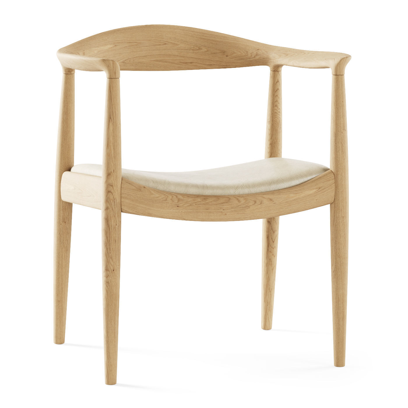 PP Mobler Wegner Chair PP503 3D model_2