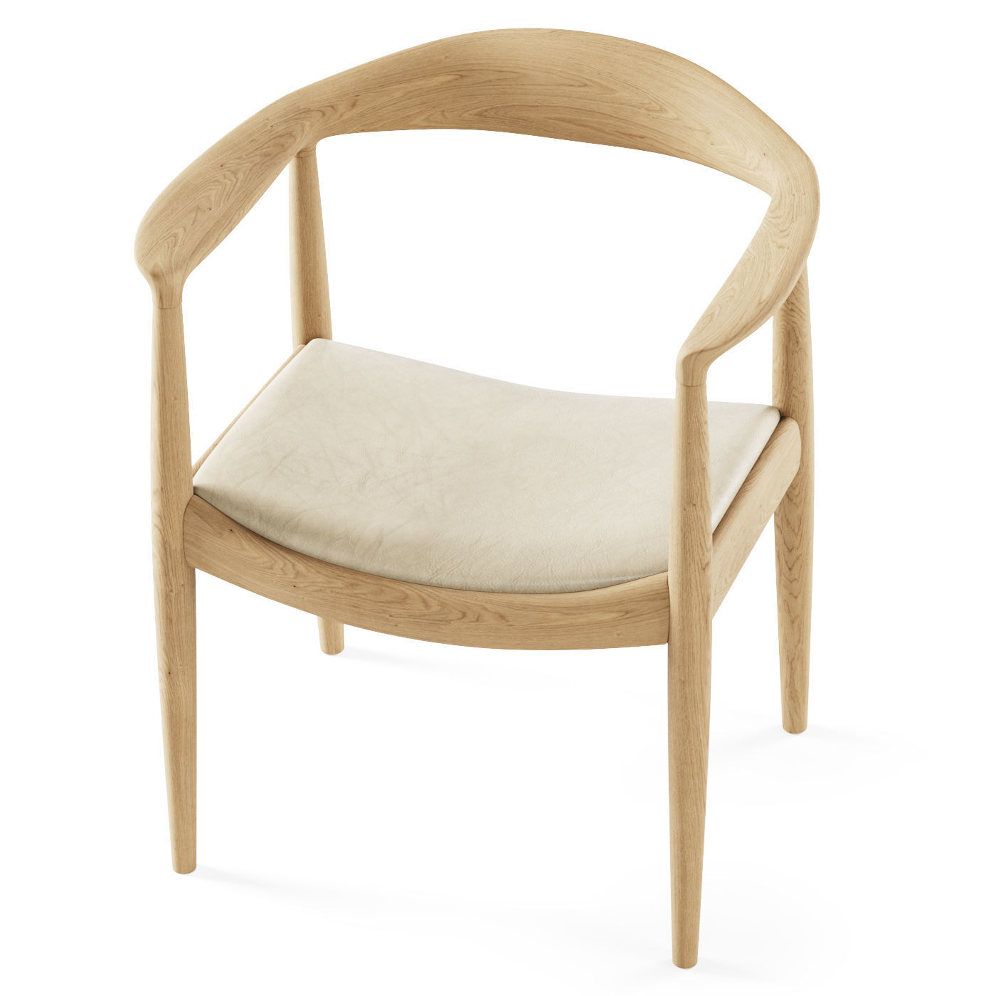 PP Mobler Wegner Chair PP503 3D model_6