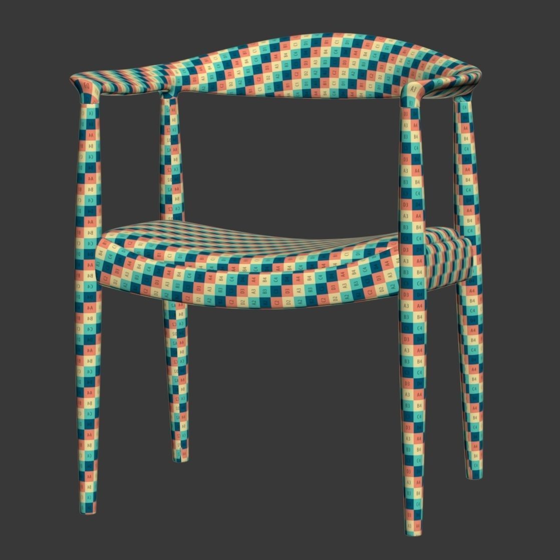 PP Mobler Wegner Chair PP503 3D model_9
