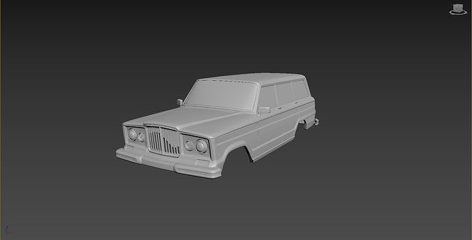 Jeep Grand Wagoneer 1963 Body For Print 3D print model