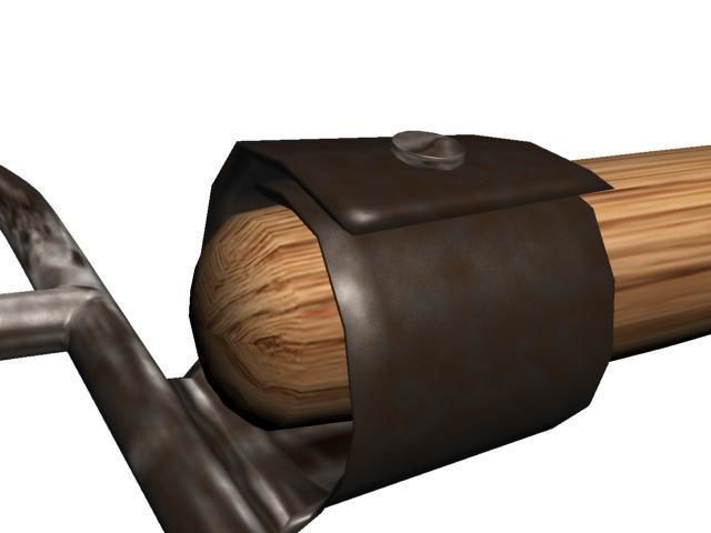 hayfork garden fork Low-poly 3D model_30