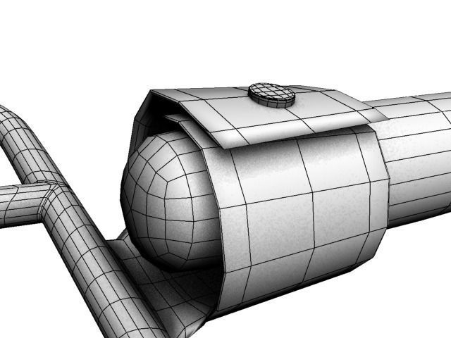 hayfork garden fork Low-poly 3D model_29