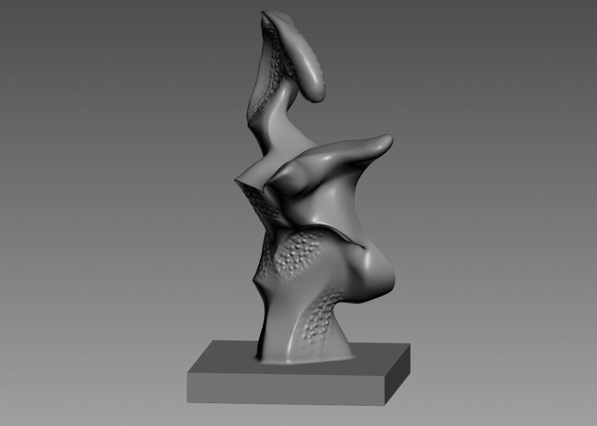 Modern Abstract Decorative sculpture 3d print model 3D print model_47